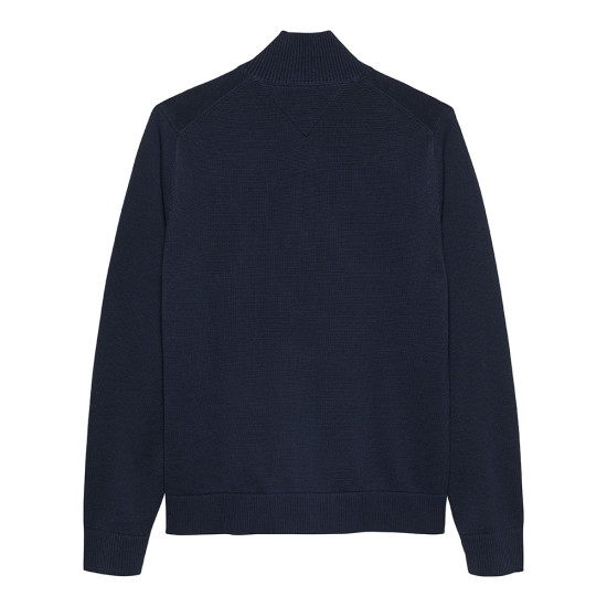 Tommy Hilfiger Ανδρική πλεκτή μπλούζα Slim Essential Light 1/4 Zip Sweater